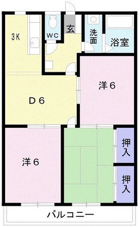 パークハイツの物件間取画像